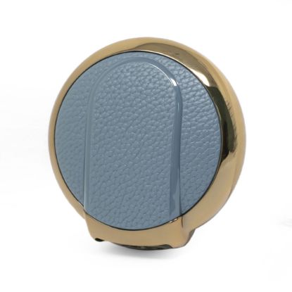 New Aftermarket Nano High Quality Gold Leather Cover For Mini Cooper Remote Key 4 Buttons Gray Color BMW-C13J4 | Emirates Keys