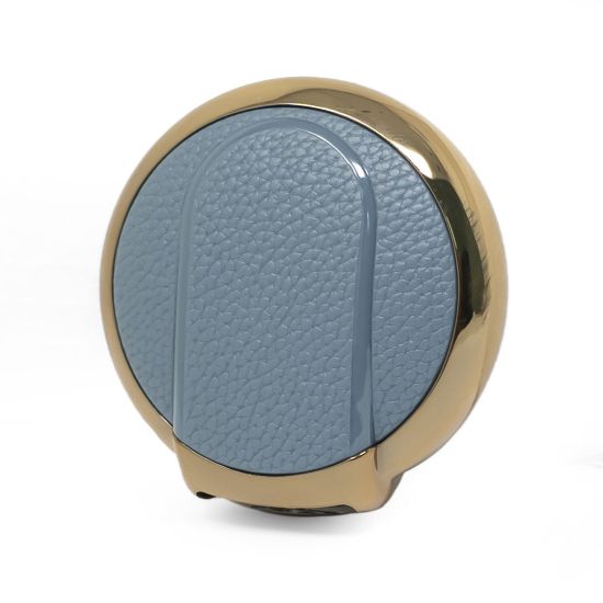 New Aftermarket Nano High Quality Gold Leather Cover For Mini Cooper Remote Key 4 Buttons Gray Color BMW-C13J4 | Emirates Keys