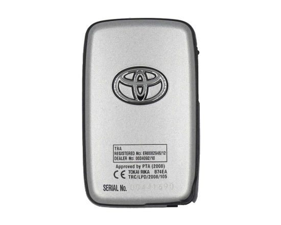 New Toyota Zelas 2011-2016 Genuine/OEM Smart Key 3 Buttons 433MHz 89904-21022 8990421022 / FCCID: B74EA | Emirates Keys
