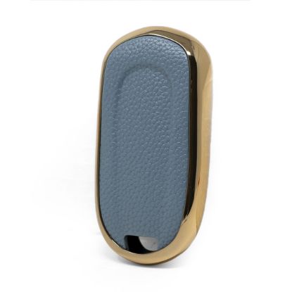 New Aftermarket Nano High Quality Gold Leather Cover For Buick Remote Key 4 Buttons Gray Color BK-A13J5 | Emirates Keys