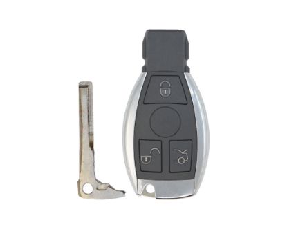 New Mercedes FBS4 Original Smart Remote Key PCB 3 Buttons 433MHz with Aftermarket Shell Ready to Program
