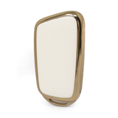 New Aftermarket Nano High Quality Gold Leather Cover For Chery Remote Key 3 Buttons White Color CR-B13J | Emirates Keys
