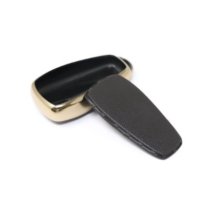 New Aftermarket Nano High Quality Gold Leather Cover For Changan Remote Key 5 Buttons Black Color CA-C13J5 | Emirates Keys