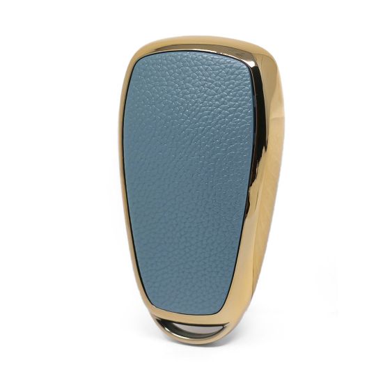 New Aftermarket Nano High Quality Gold Leather Cover For Changan Remote Key 5 Buttons Gray Color CA-C13J5 | Emirates Keys
