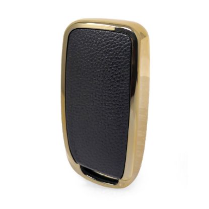 New Aftermarket Nano High Quality Gold Leather Cover For Changan Remote Key 4 Buttons Black Color CA-D13J | Emirates Keys