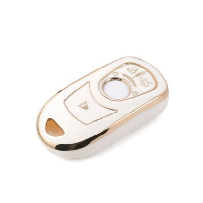 New Aftermarket Nano High Quality Cover For Buick Smart Remote Key 3 Buttons White Color BK-A11J5B | Emirates Keys