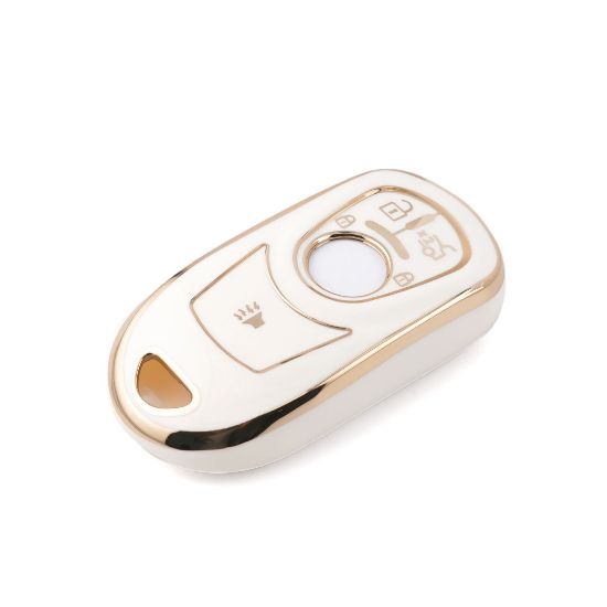 New Aftermarket Nano High Quality Cover For Buick Smart Remote Key 3 Buttons White Color BK-A11J5B | Emirates Keys