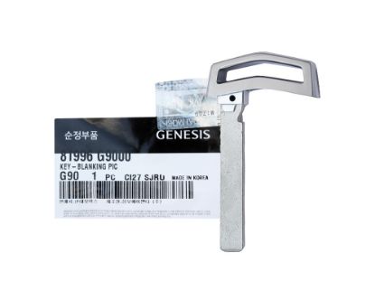 New Genuine/OEM Hyundai Genesis 2018-2019 Genuine Smart Key Blade wider Manufacturer Part Number: 81996-G9000 OEM | Emirates Keys