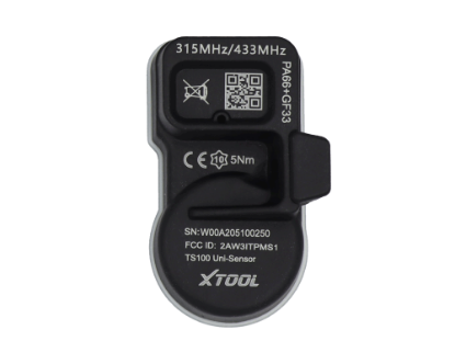 XTOOL TS100 Sensor 2 In 1 (315 + 433MHz), as a programmable universal sensor featuring in Clamp-in and Snap-in options which​​ are both smart and efficient specially built for sensor replacement with maximum application coverage