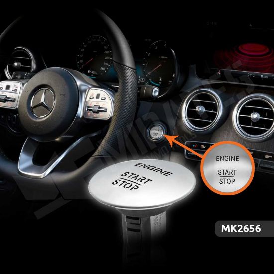 Mercedes Benz Engine Start Stop Button Genuine/OEM For Key Less go Proximity Vehicles FITS ALL STANDARD MERCEDES-BENZ MODELS | MK3