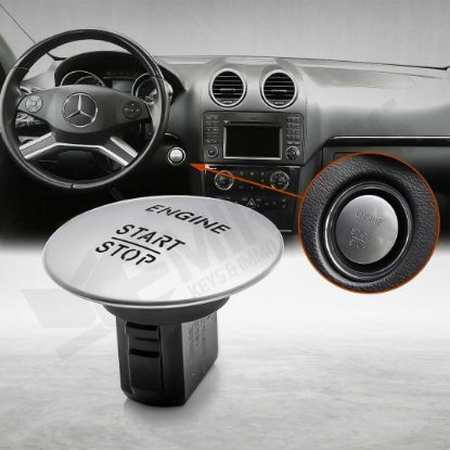 Mercedes Benz Engine Start Stop Button Genuine/OEM For Key Less go Proximity Vehicles FITS ALL STANDARD MERCEDES-BENZ MODELS |Emirates Keys