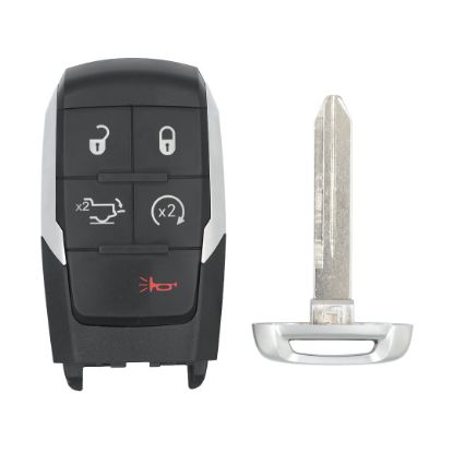 New Aftermarket RAM 2020 Smart Remote Key Shell 4+1 Buttons Auto Start Without Light High Quality Best Price | Emirates Keys