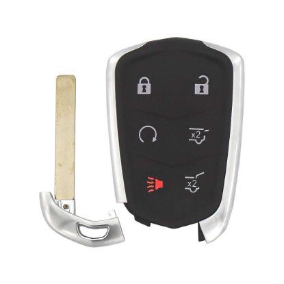 Cadillac Smart Remote Key Shell 5+1 Button SUV Trunk Type Blade