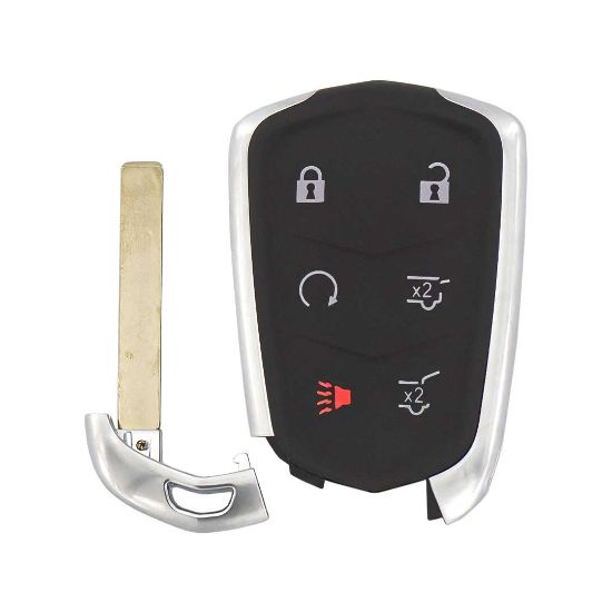Cadillac Smart Remote Key Shell 5+1 Button SUV Trunk Type Blade