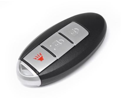 High Quality Nissan Infiniti Smart Key Shell 2+1 Button With Side Groove Right Battery Type, Emirates Keys Key fob shells replacement at Low Prices.