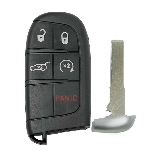 Jeep Renegade Compass Smart Remote Key Shell 4+1 Button