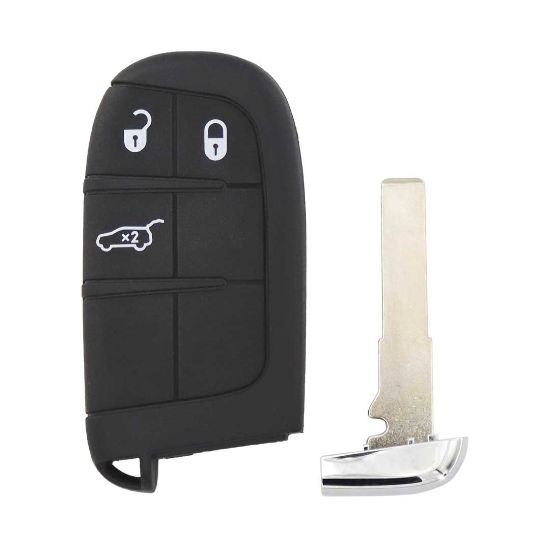 New Aftermarket Jeep Renegade Compass 2017-2020 Smart Remote Key Shell 3 Buttons SUV Trunk Type | Emirates Keys