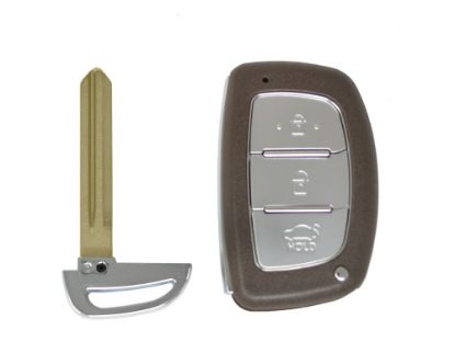 Hyundai Elantra 2015 Smart Remote Key Shell 3 Buttons HYN14R Blade High Quality / Emirates Keys Remote key cover, Key fob shells replacement at Low Prices