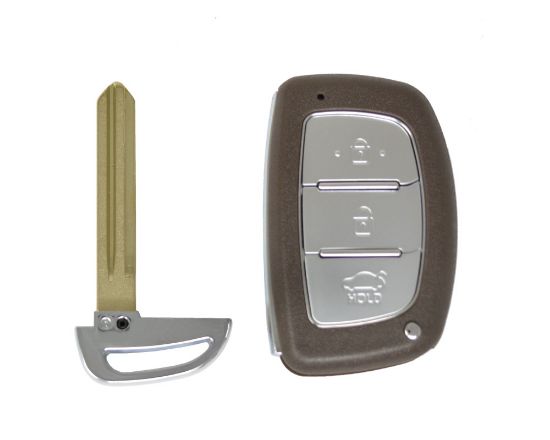 Hyundai Elantra 2015 Smart Remote Key Shell 3 Buttons HYN14R Blade High Quality / Emirates Keys Remote key cover, Key fob shells replacement at Low Prices