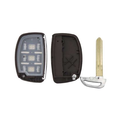 Hyundai Elantra 2015 Smart Remote Key Shell 3 Buttons HYN14R Blade High Quality / Emirates Keys Remote key cover, Key fob shells replacement at Low Prices