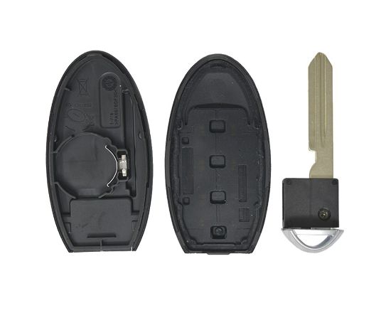 New Nissan Smart Remote Key Shell 4 Button Left Battery Type