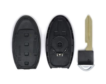 New Aftermarket Nissan Armada 2008-2012 Infiniti Smart Key Shell 3+1 Button Middle Battery Type