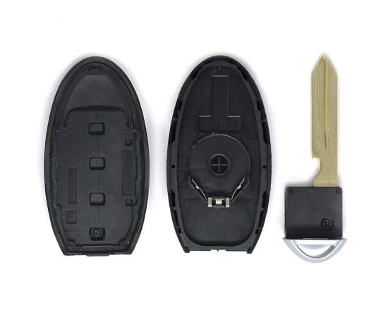 New Aftermarket Nissan Armada 2008-2012 Infiniti Smart Key Shell 3+1 Button Middle Battery Type