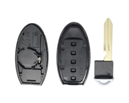 Infiniti Smart Remote Key Shell 4+1 Button Left Battery Type