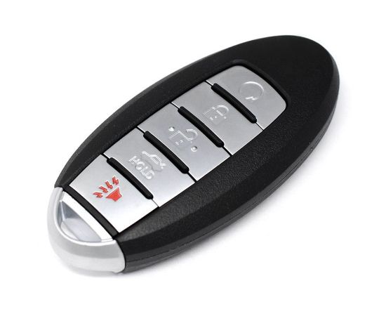 High Quality Aftermarket Infiniti Smart Remote Key Shell 4+1 Button Left Battery Type, Emirates Keys Remote key cover | Emirates Keys