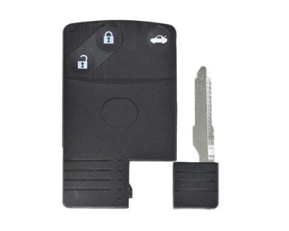 High Quality Aftermarket Mazda Remote Card Shell 3 Button, Emirates Keys Remote case, Car remote key cover, Key fob shells replacement at Low Prices.