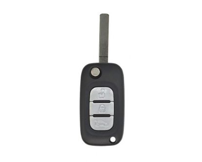 New Renault Nissan Flip Remote Key Shell 3 Buttons