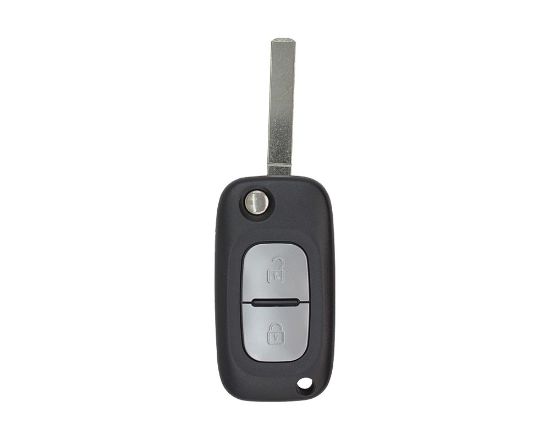 New Nissan Renault Flip Remote Key Shell 2 Buttons