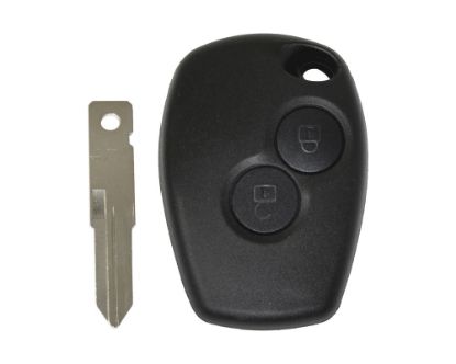 New Aftermarket Renault Duster 2014 Remote Key Shell 2 Buttons VAC102 Blade