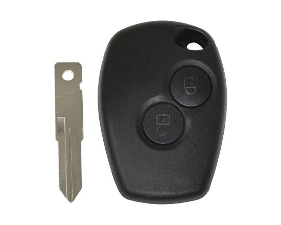New Aftermarket Renault Duster 2014 Remote Key Shell 2 Buttons VAC102 Blade
