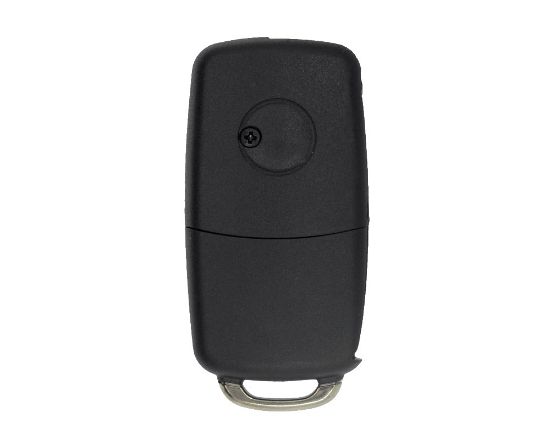 VW Chrome Remote Key Shell 3 Buttons with Bat| Emirates Keys