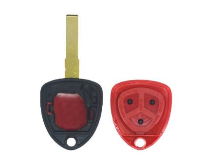 High Quality Ferrari Remote Key Shell 3 Buttons Non Flip Red - Car remote key cover, Key fob shells replacement at Low Prices Inside | Emirates Keys