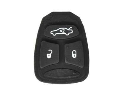 Chrysler Jeep Dodge Remote Key Shell 3 Button small button with-mk3.com-Remote Cover 