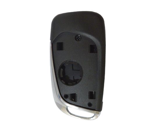 New Citroen Flip Remote Key Shell 3 Button With Battery Base