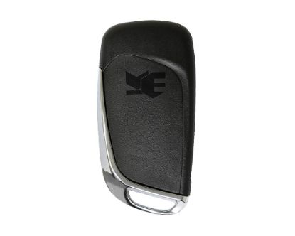 Peugeot Flip Remote Key Shell Chrome 3 Button| Emirates Keys