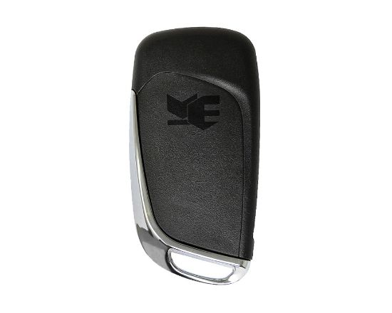 Peugeot Flip Remote Key Shell Chrome 3 Button| Emirates Keys