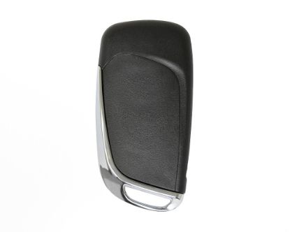 Peugeot Flip Remote Key Shell Chrome 3 Button| Emirates Keys