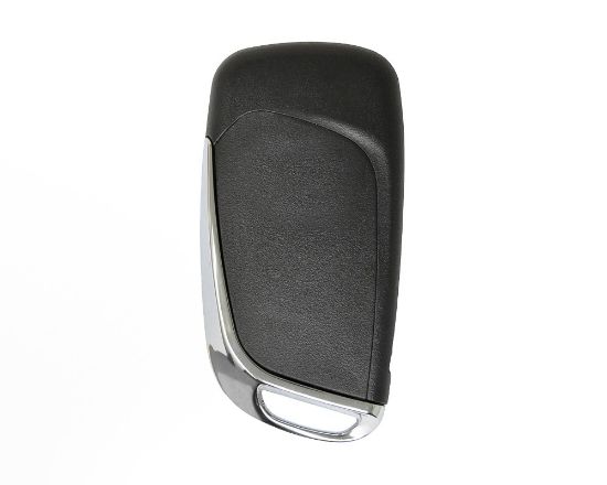 Peugeot Flip Remote Key Shell Chrome 3 Button| Emirates Keys