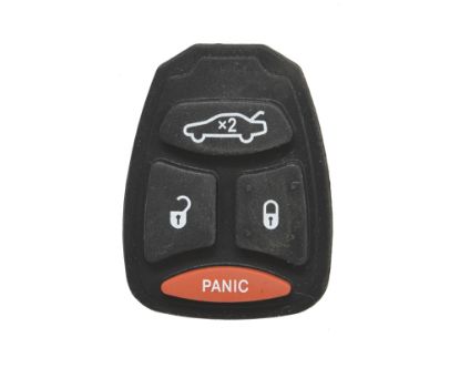 New Aftermarket Chrysler Jeep Dodge Remote Key Shell 4 Big Buttons
