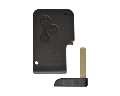 New Renault Megan 2 Remote Card Shell 3 Buttons with Emergency key blade 