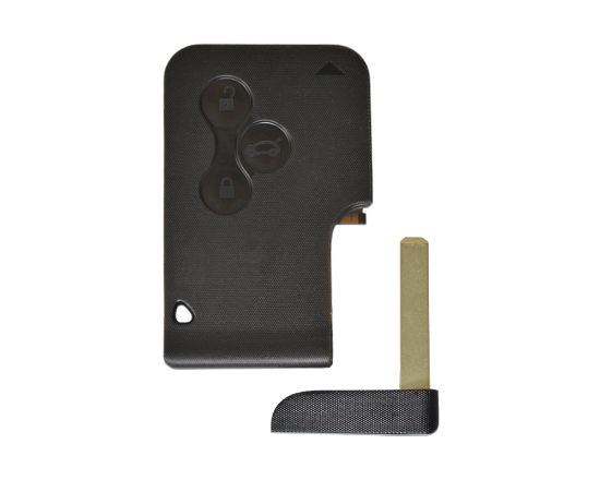New Renault Megan 2 Remote Card Shell 3 Buttons with Emergency key blade 
