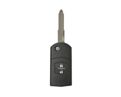 New Mazda Flip Remote Key Shell 2 Button With Head Aftermarket
