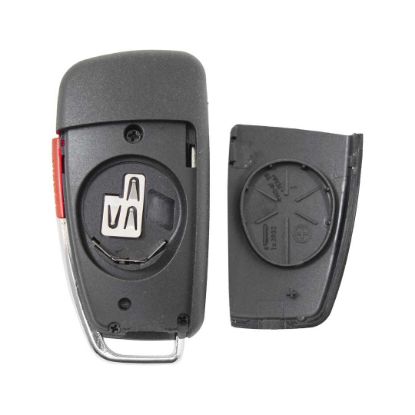 New Aftermarket Audi Flip Remote Key Shell 3+1 Buttons - Emirates Keys Remote case, Car remote key cover, Key fob shells replacement at Low Prices.