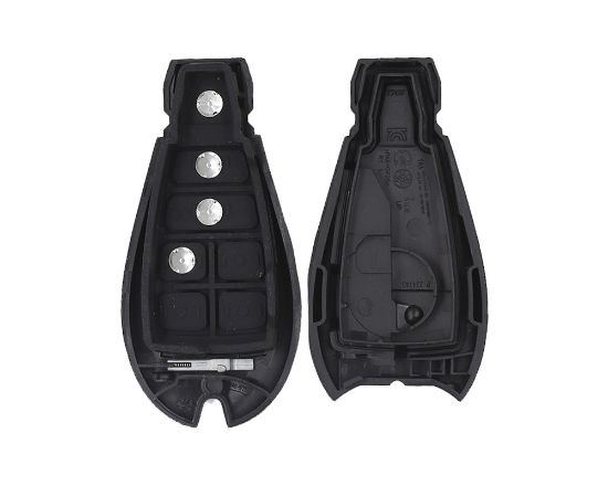 NEW Jeep Cherokee 2014-2020 Fobik Remote Key Shell 4 Buttons Original Plastic Aftermarket Rubber 