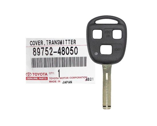 Lexus Genuine Remote Key Shell 3 Buttons 89752-48050 High Quality, Emirates Keys Remote key cover, Key fob shells replacement at Low Prices.
