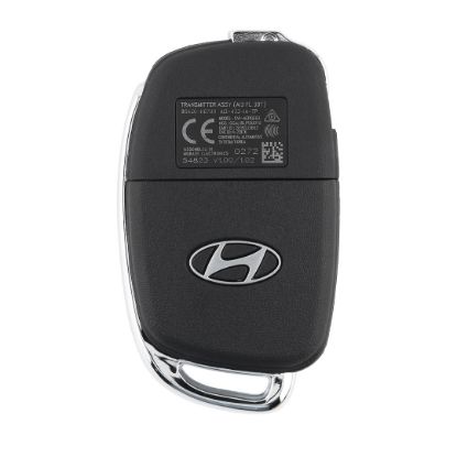 New Hyundai Grand I10 2024 Genuine / OEM Flip Remote 3 Buttons 433MHz OEM Part Number: 95430-K6700 , 95430K6700 | Emirates Keys